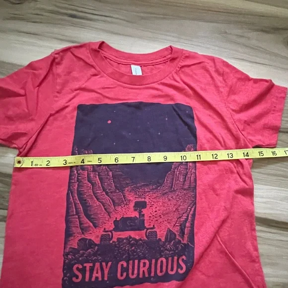 Bella Canvas T-shirt Stay Curious Tribute to NASA Mars Curiosity Rover M… - Picture 3 of 6